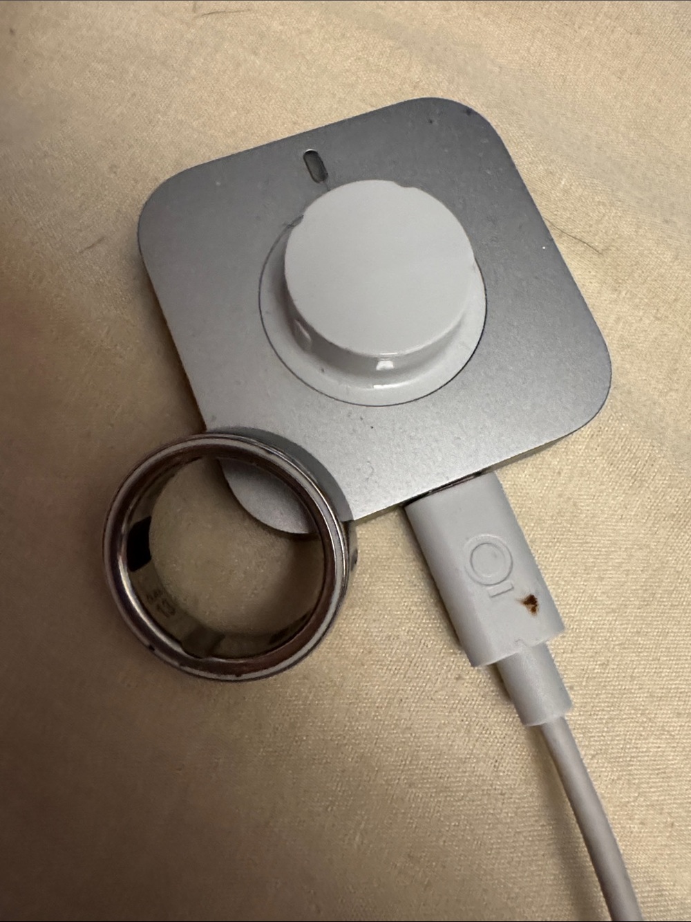 Smart Wearable Ring - Silver Fitness & Sleep Tracker